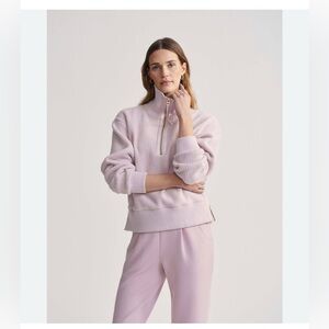 Varley Roselle Half-Zip Fleece in Burnished Lilac. Size S. Sold out online